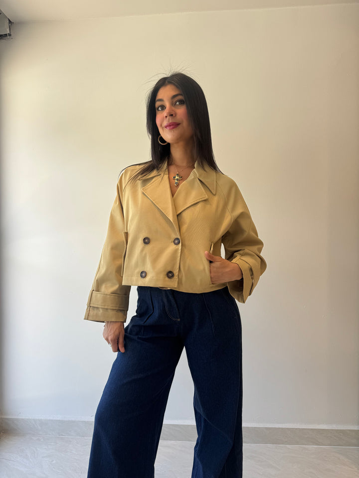 KHAKI TOP