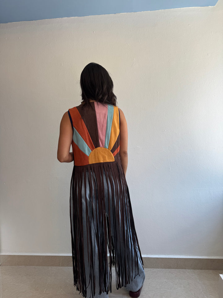 BROWN VEST
