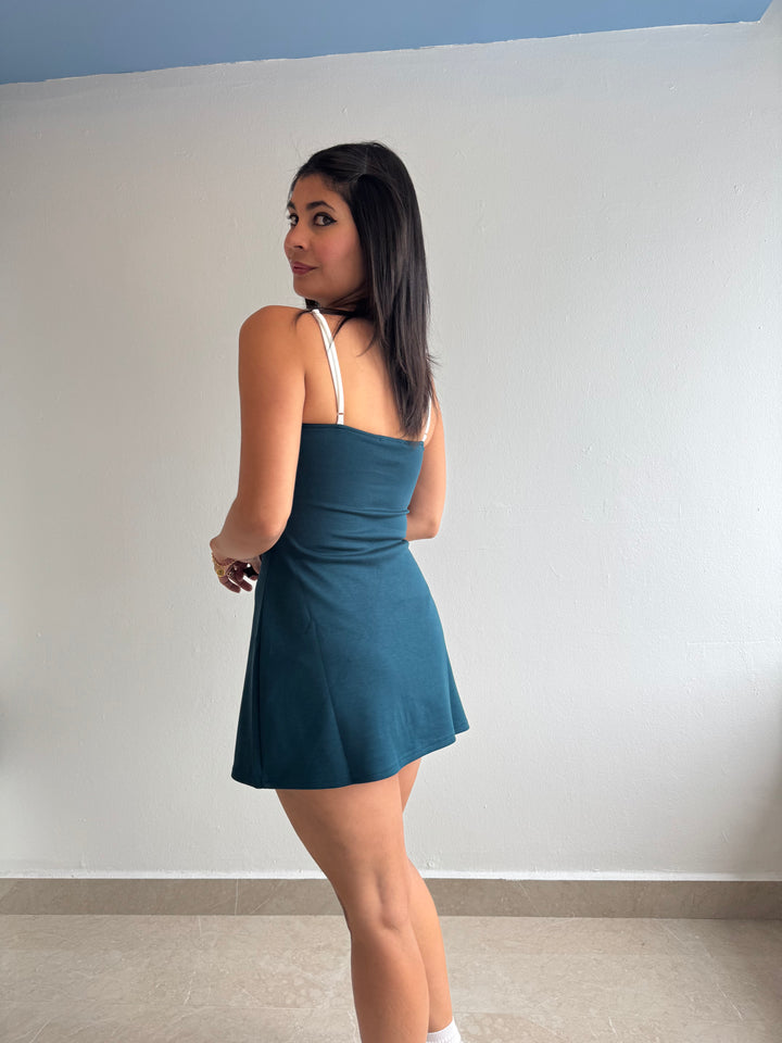 TEAL ROMPER