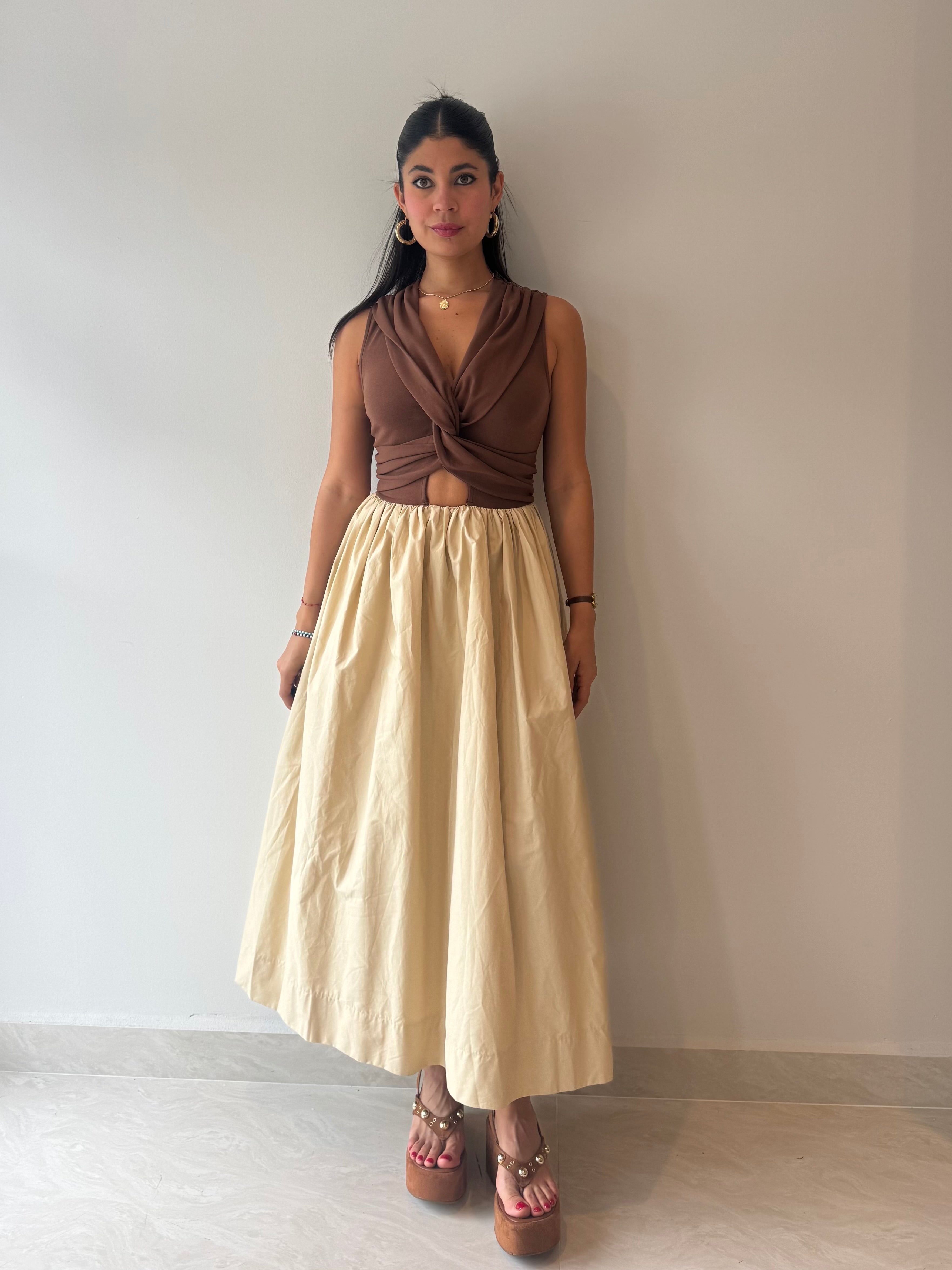 TWO TONE DRESS