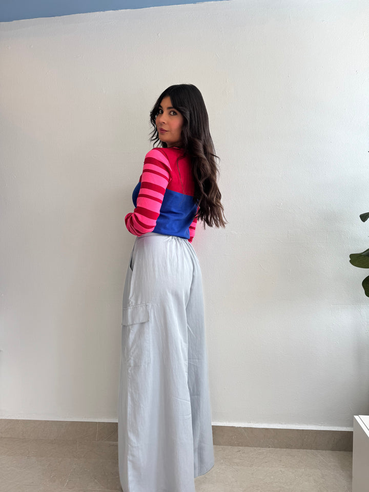 DUSTY BLUE PANTS