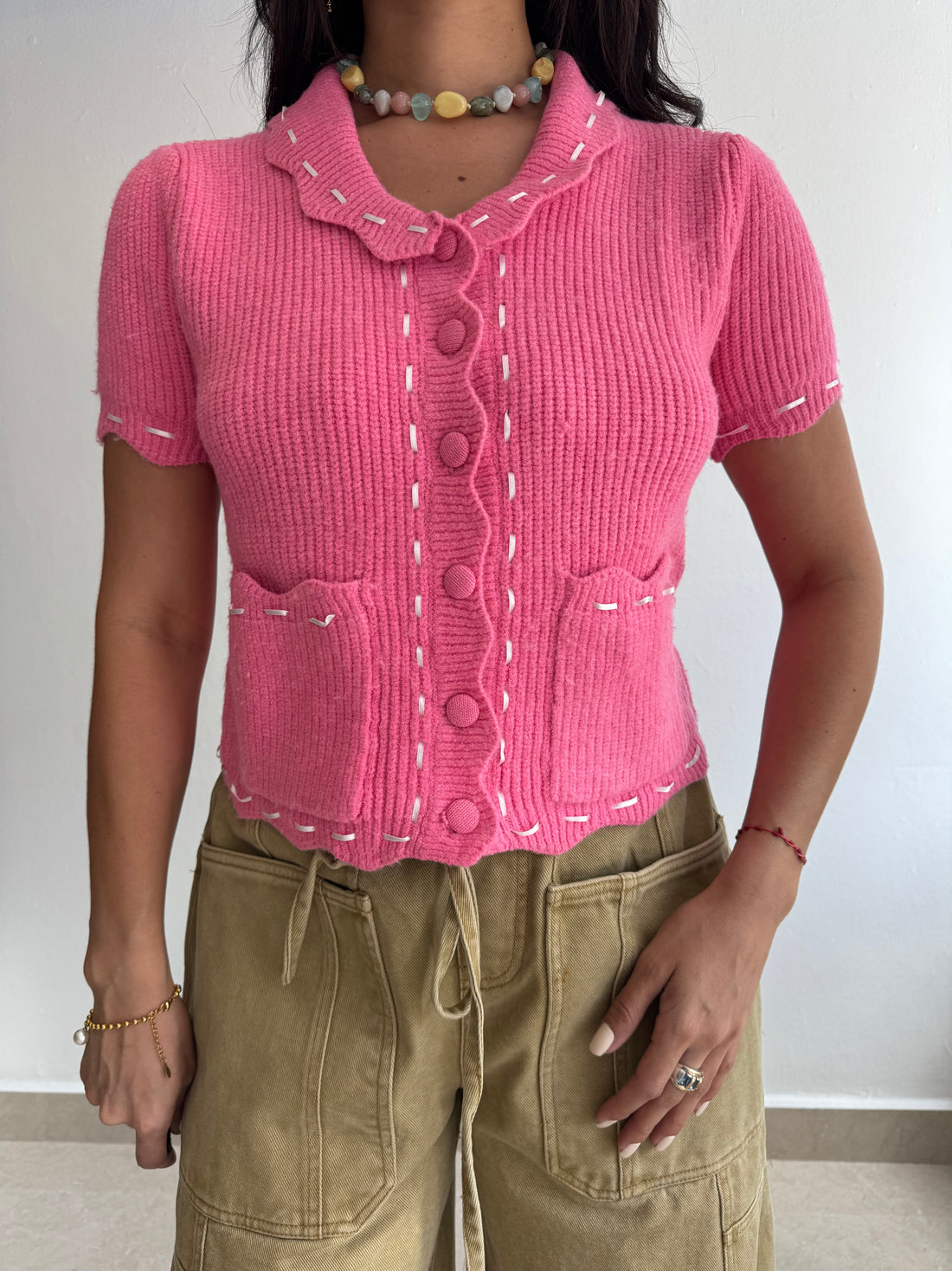 PINK CARDIGAN