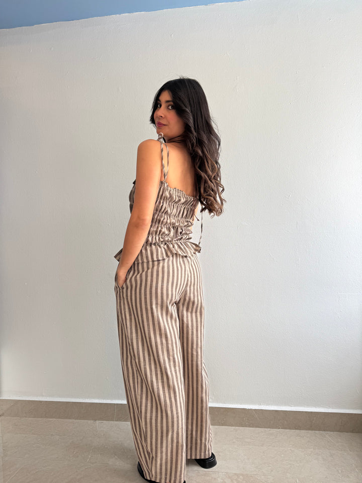 BROWN JUMPSUIT