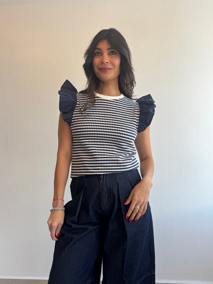 NAVY TOP