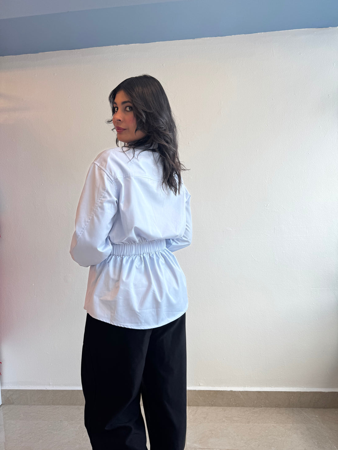 CHAMBRAY TOP