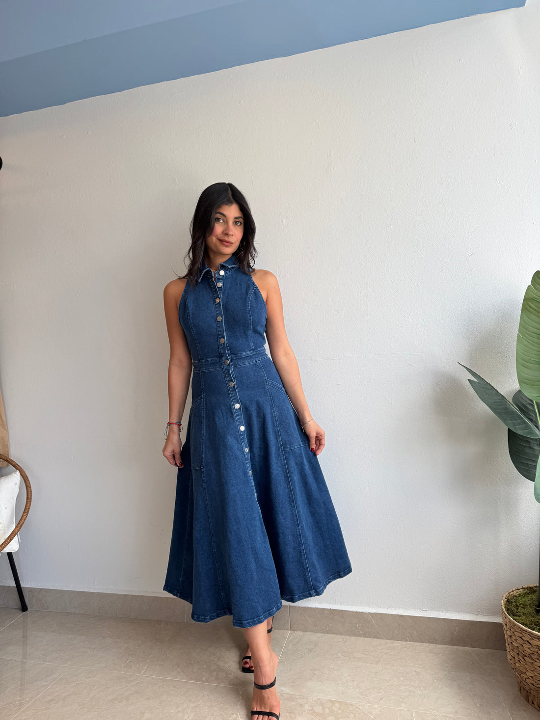 DENIM DRESS