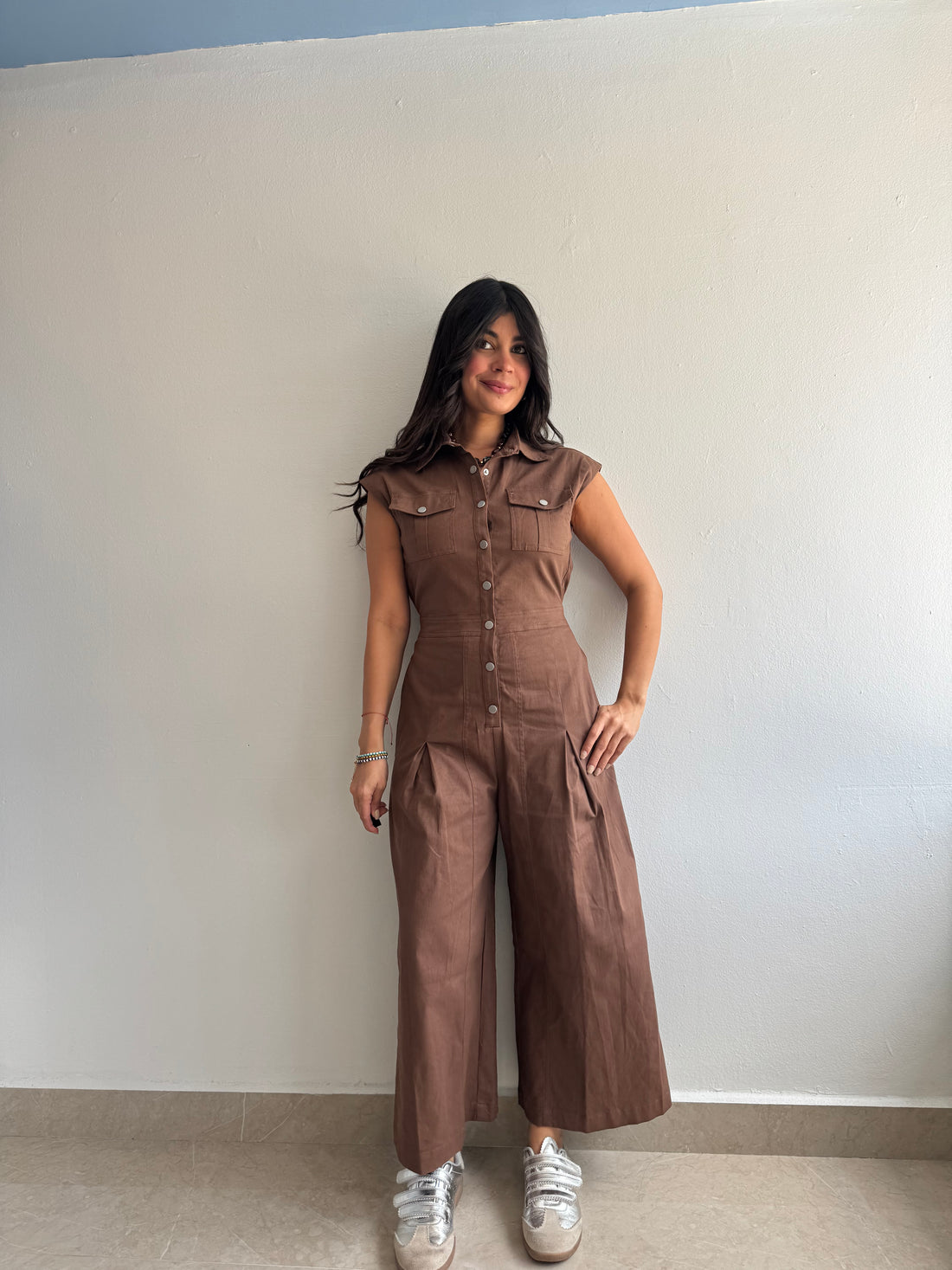 BROWN JUMPSUIT
