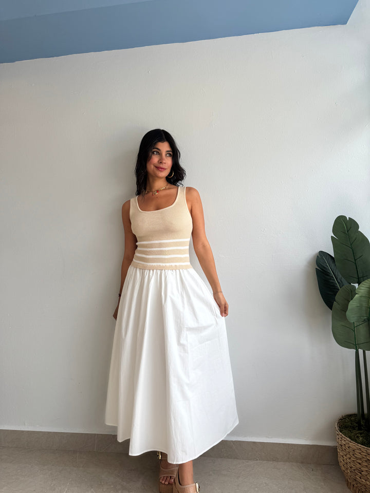 TAUPE DRESS