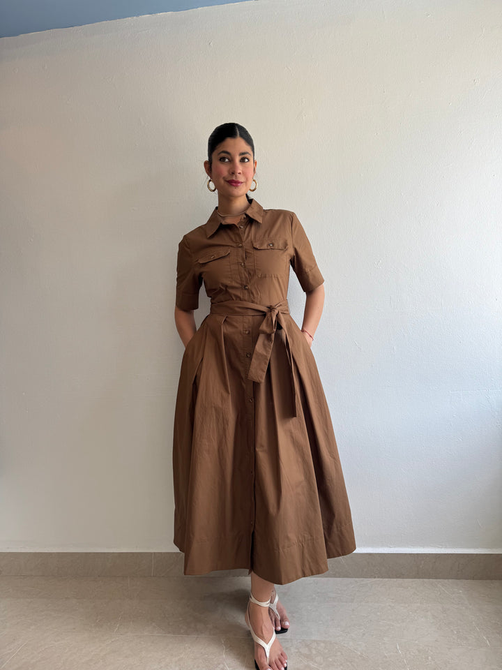 BROWN DRESS 🚨PRE-ORDER🚨