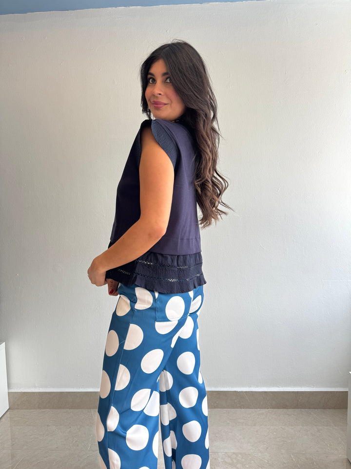 NAVY TOP