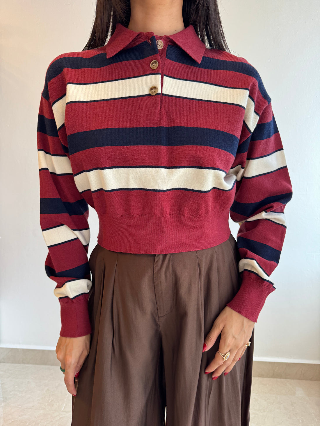 BURGUNDY TOP