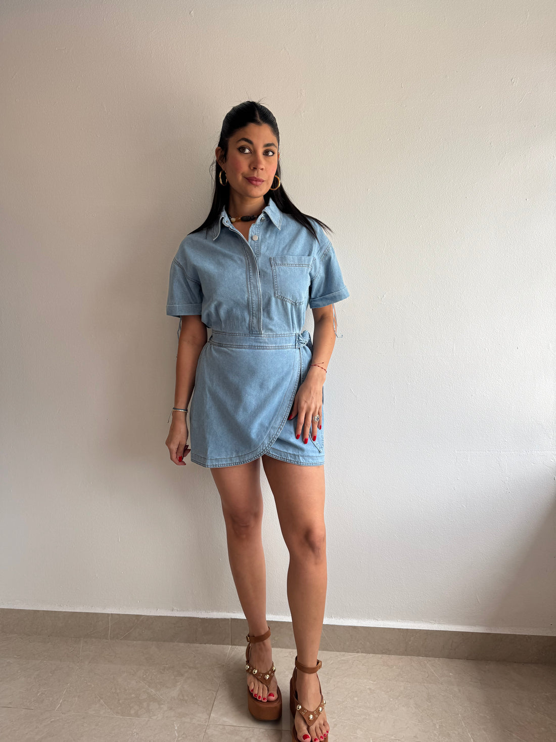DENIM DRESS