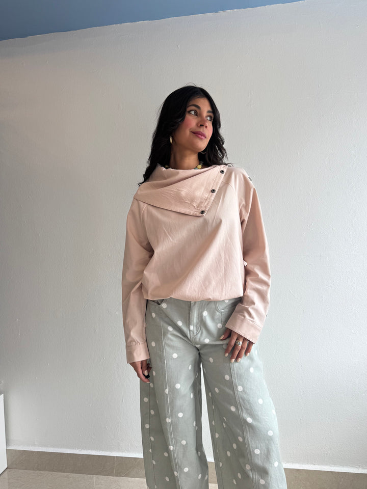 POWDER PINK BLOUSE