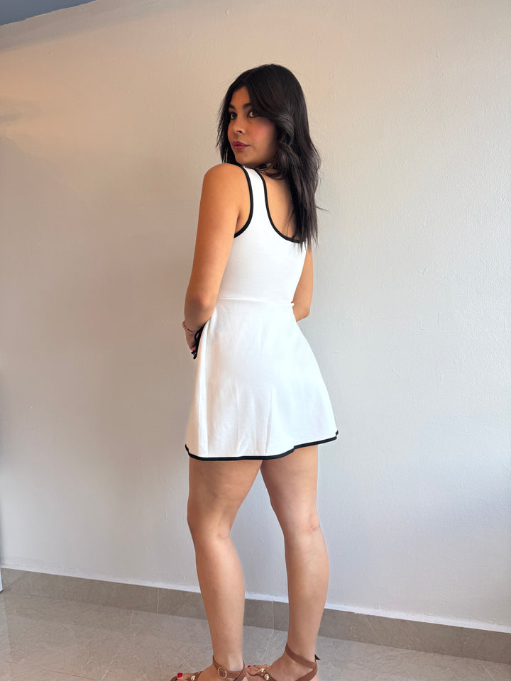 WHITE ROMPER