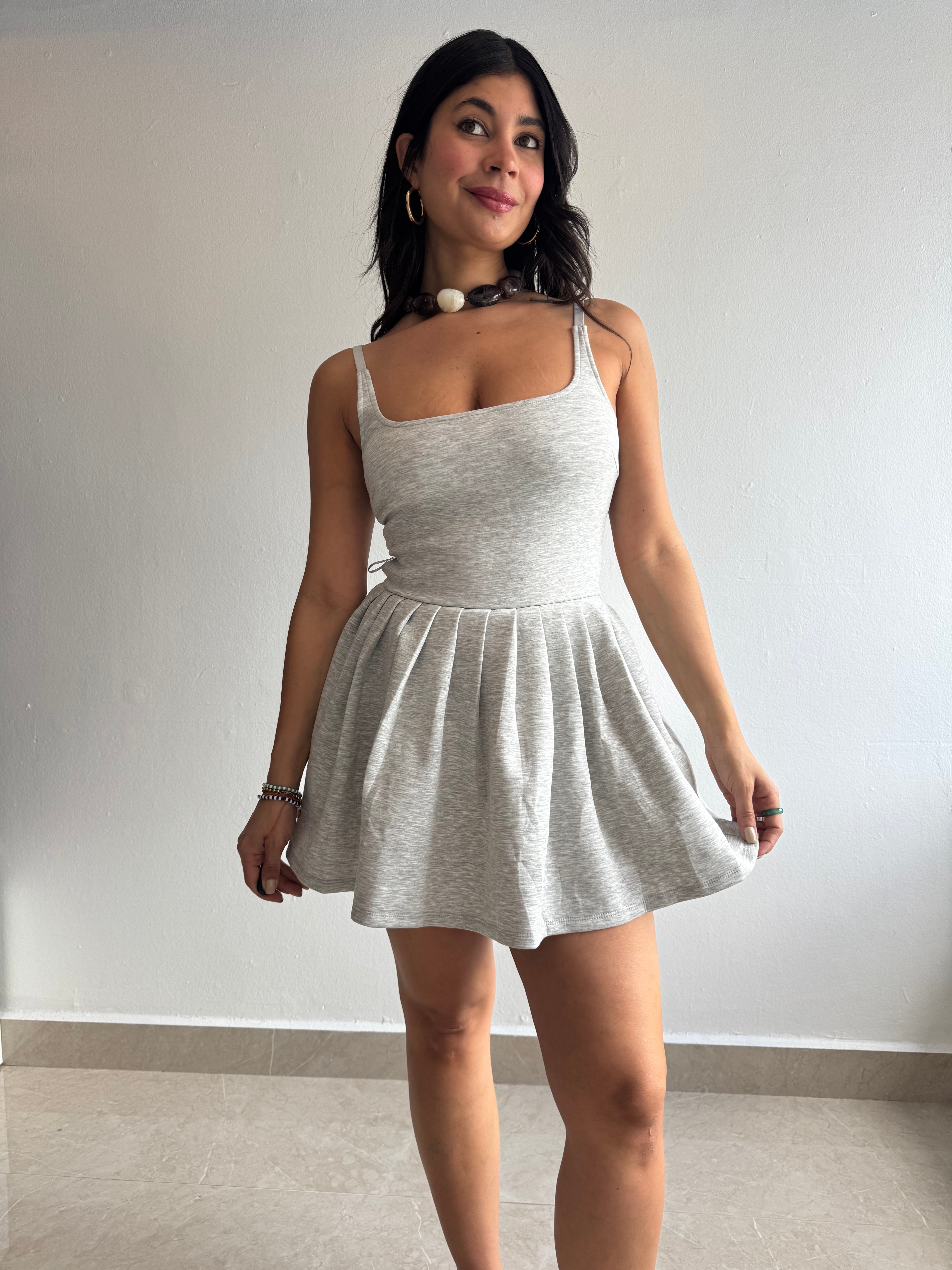 GREY ROMPER
