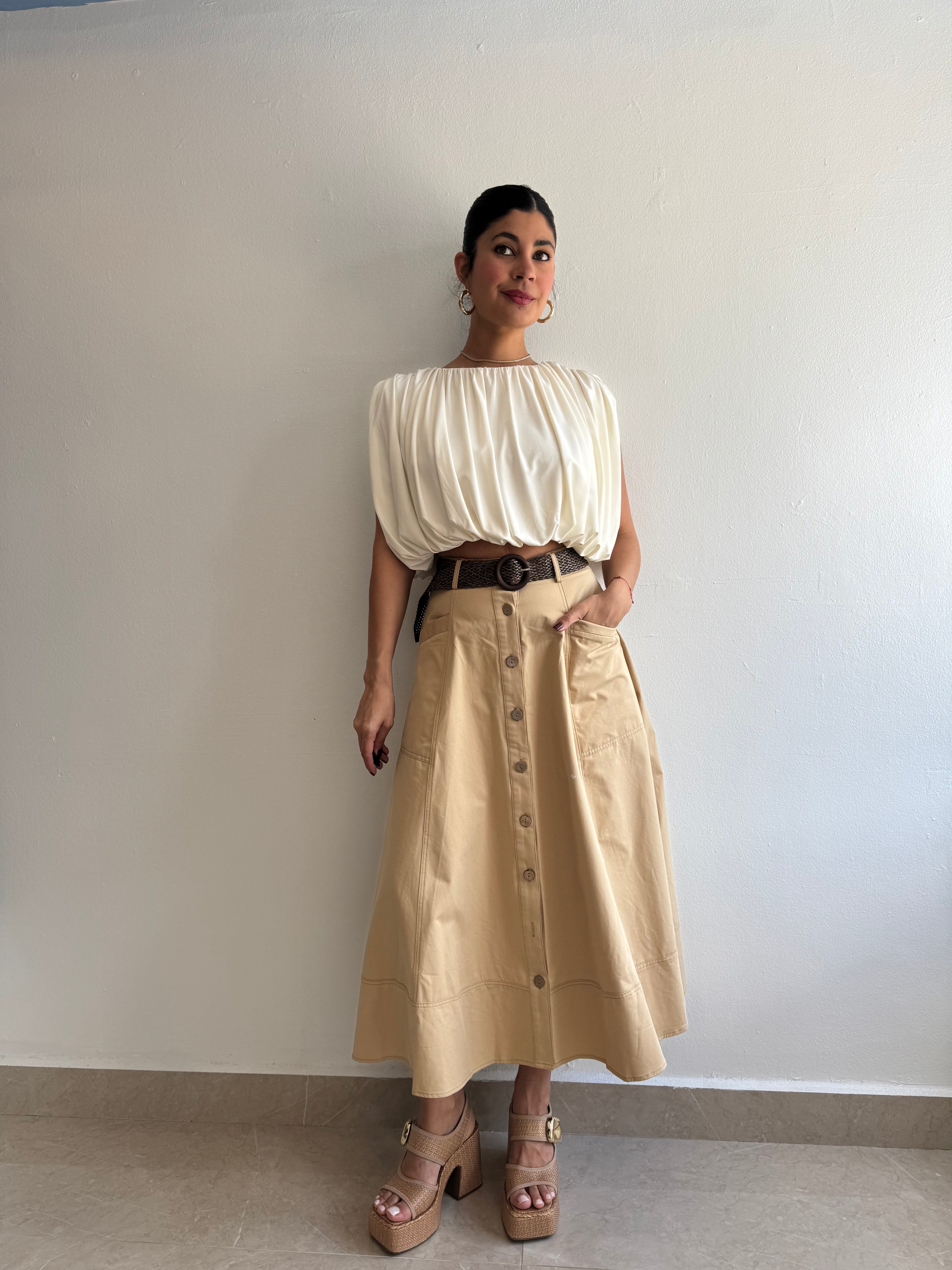 KHAKI SKIRT 🚨PRE-ORDER🚨