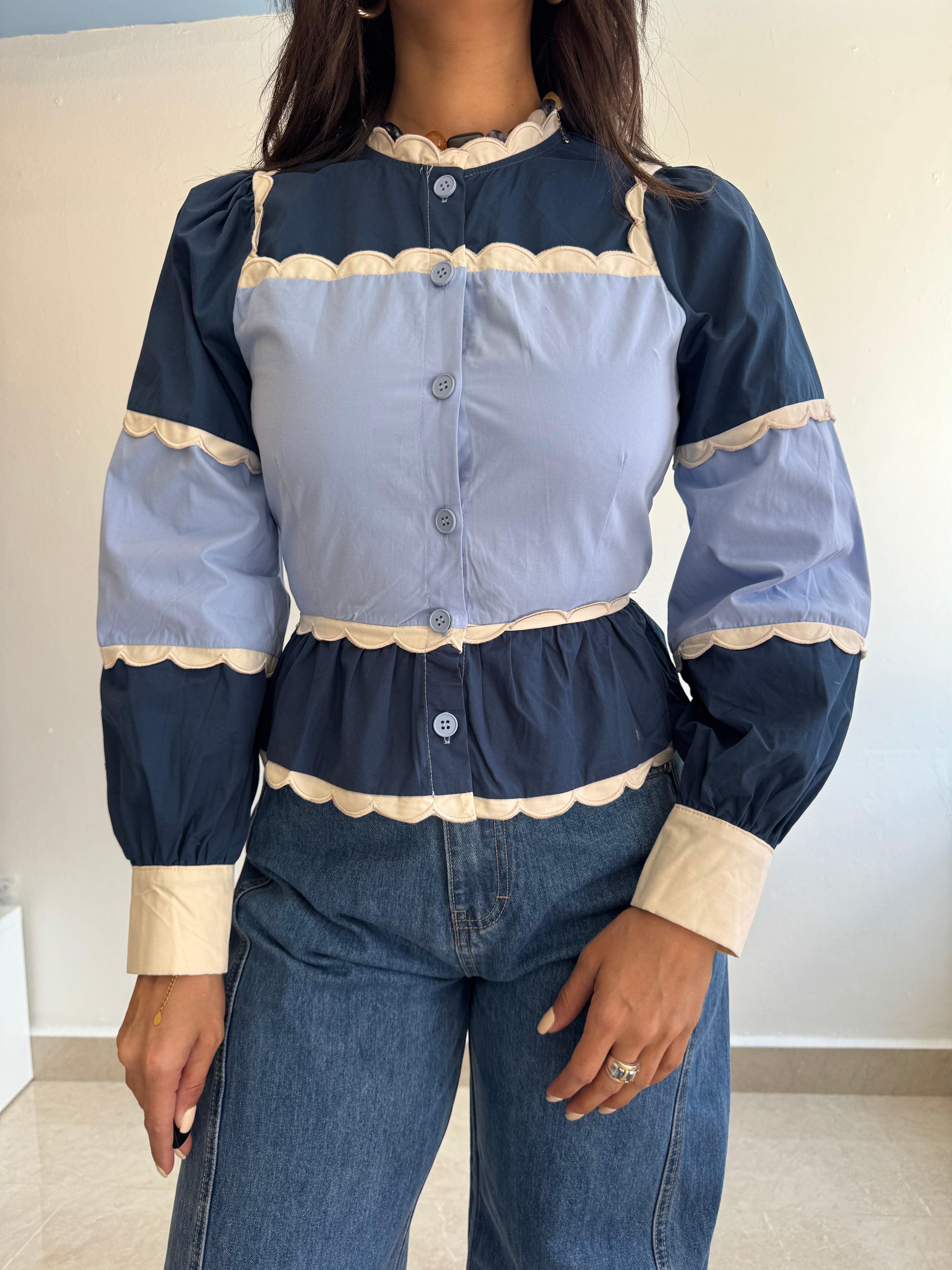 BLUE BLOUSE