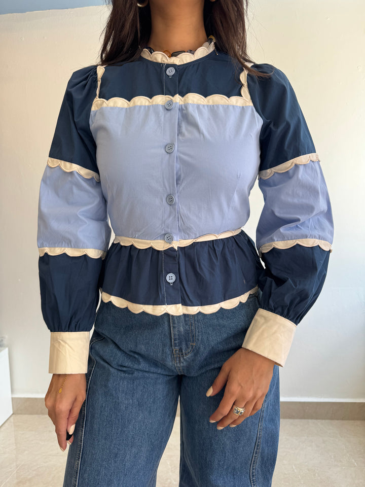 BLUE BLOUSE