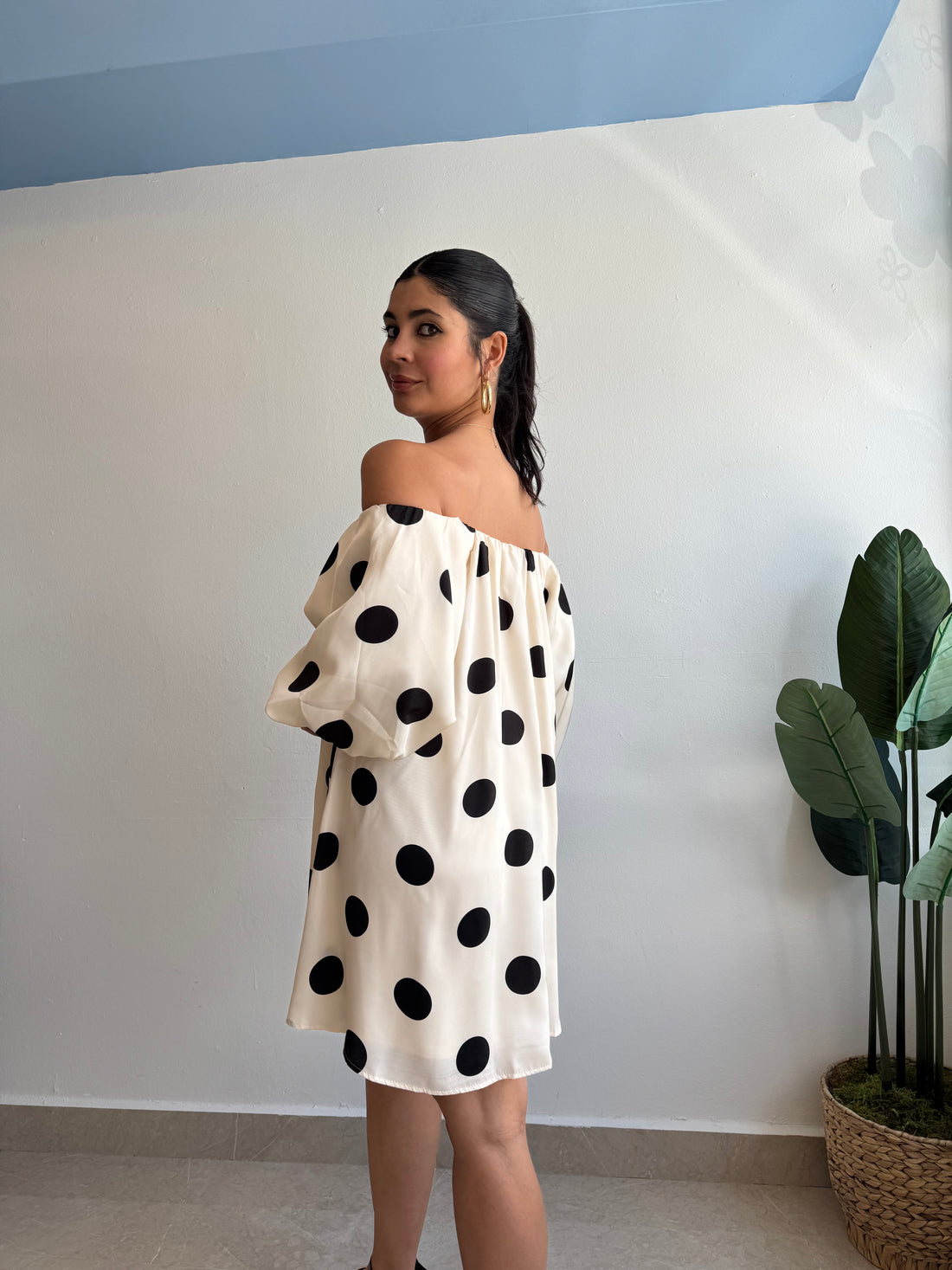 CREAM DRESS