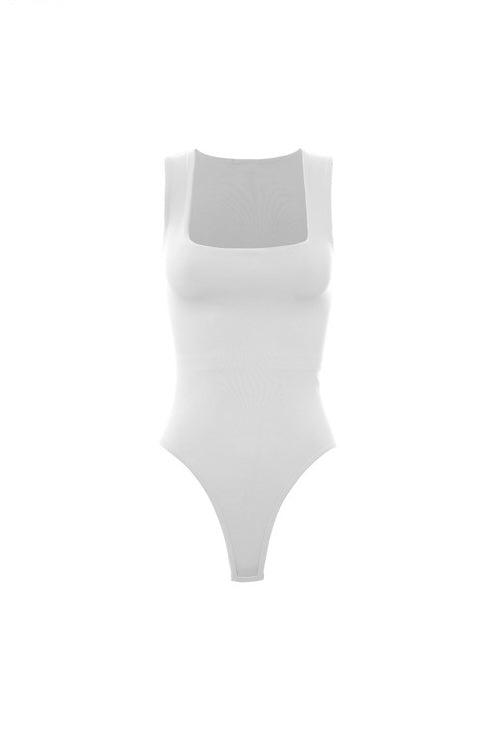 SQUARE-NECK BODYSUIT