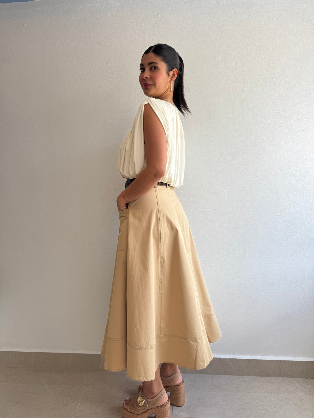 KHAKI SKIRT 🚨PRE-ORDER🚨