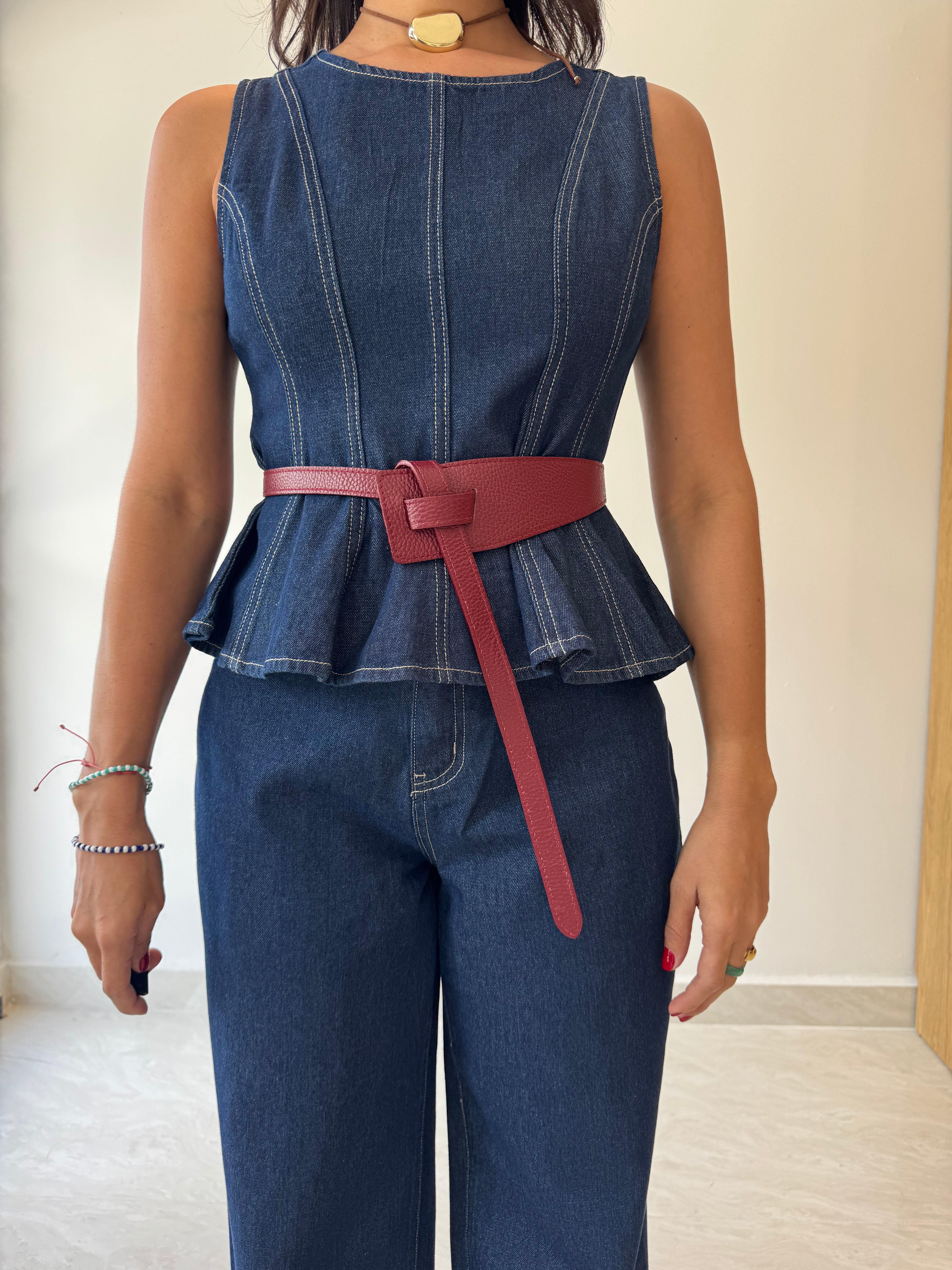BV LEATHER BELT