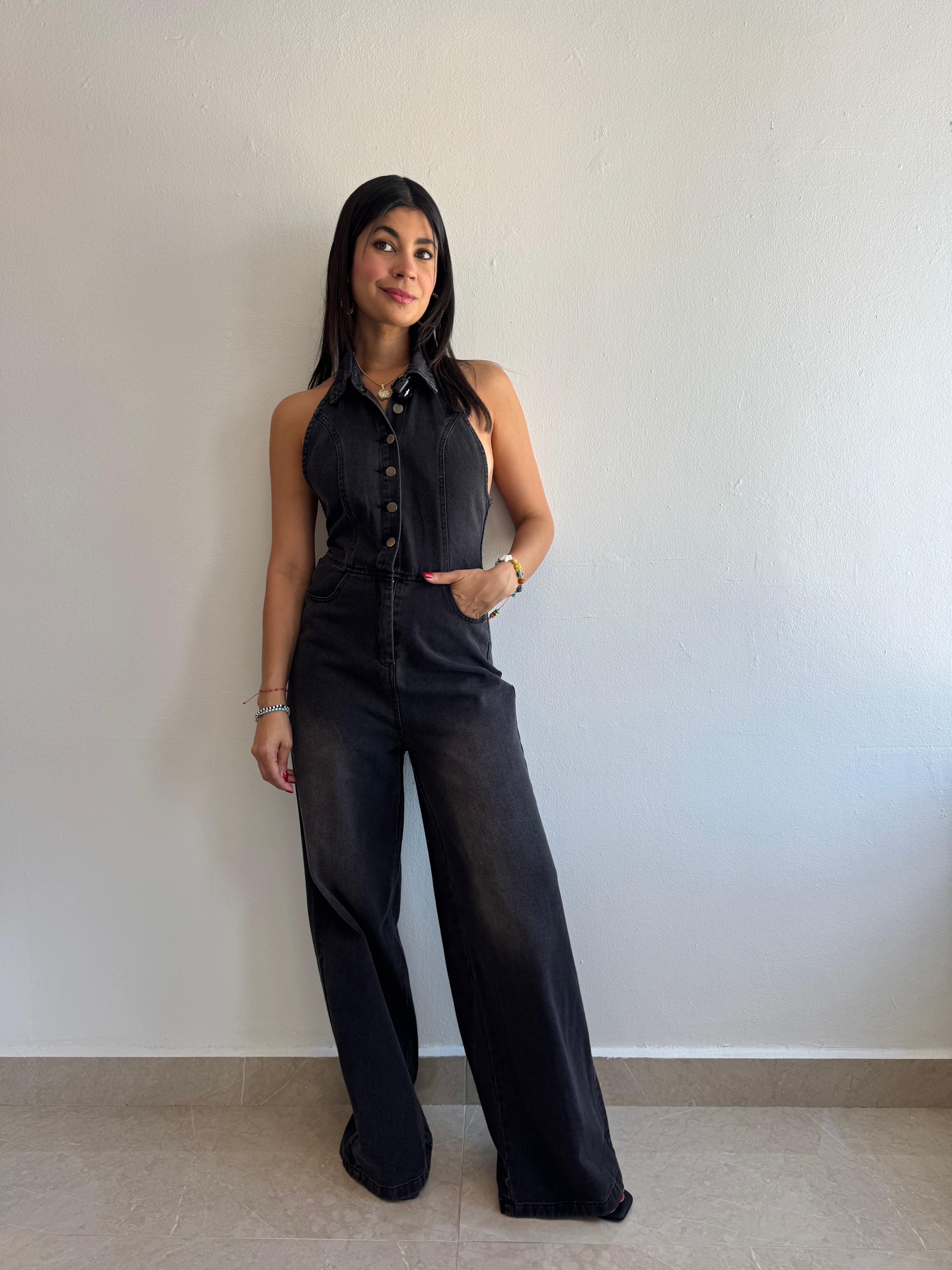 HALTER JUMPSUIT