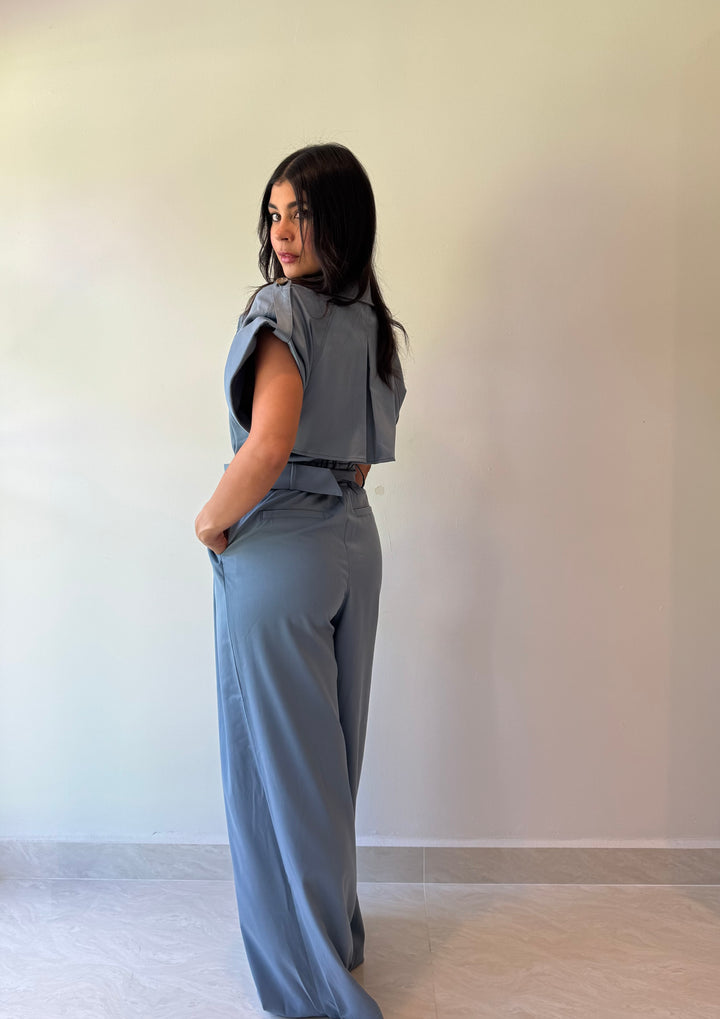 BLUE JUMPSUIT