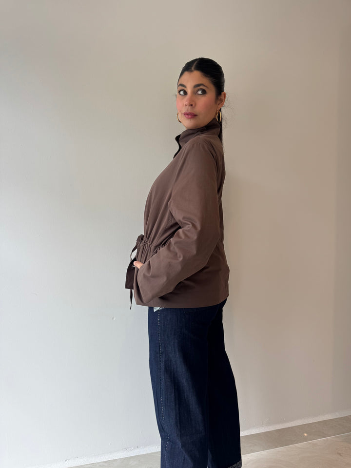 BROWN JACKET