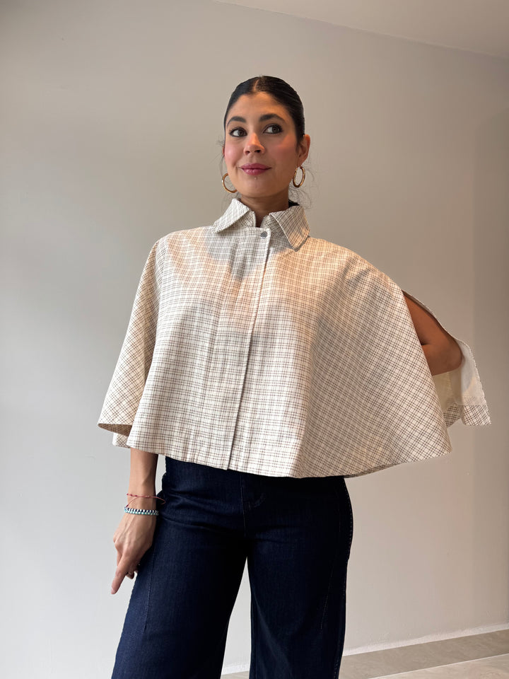 PONCHO TOP